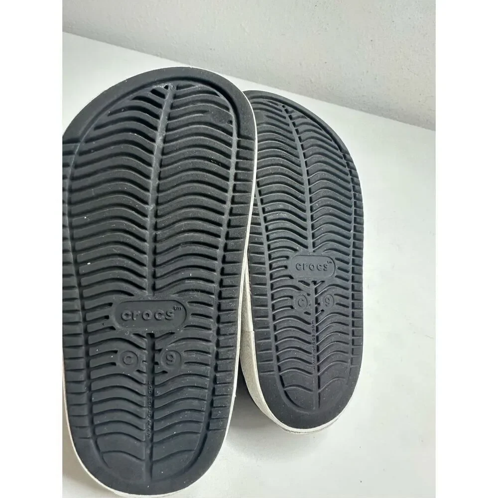 Crocs Crocband Clog Black US Kids/Toddler Size C 9 Rubber Back Strap